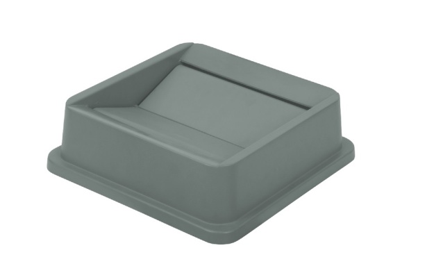Grey Swing Lid for 23 Gal. Square Container